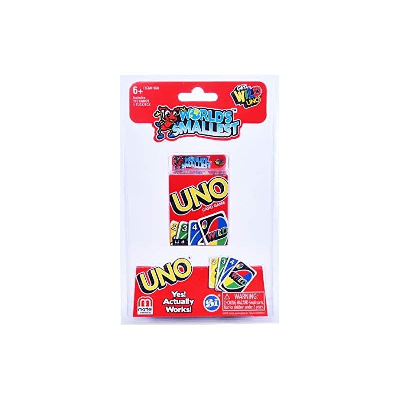 Worlds Smallest, Uno, Juego en miniatura, Edad 3