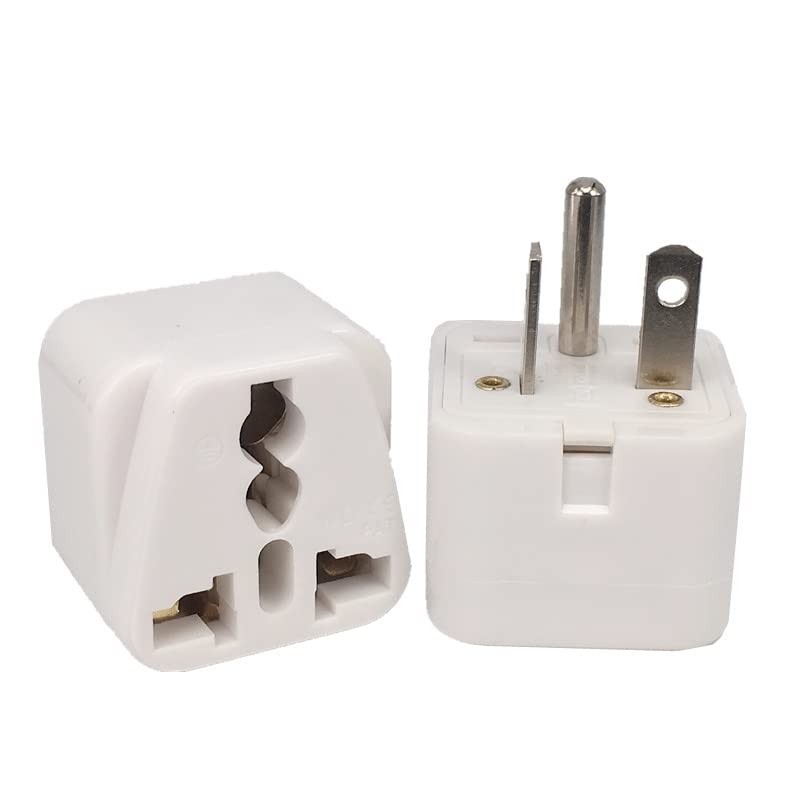 Tekit White NEMA 6-20P Universal Plug Adapter 110-250V 15A,Universal World