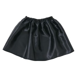 Artec 18576 Children's Costume, Skirt, Soft Satin Skirt, Black