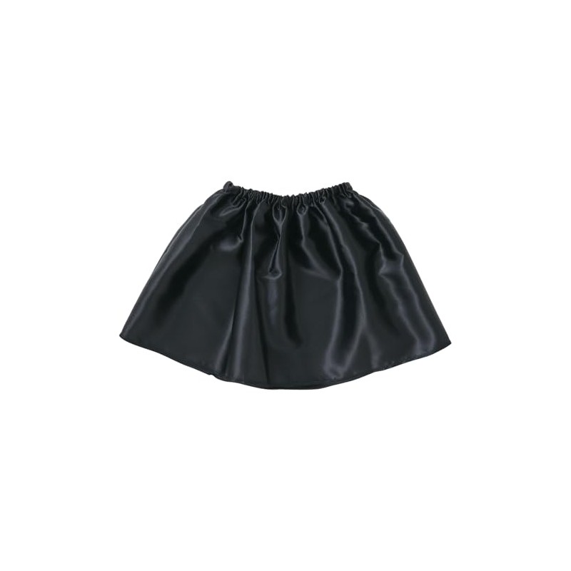 Artec 18576 Children's Costume, Skirt, Soft Satin Skirt, Black