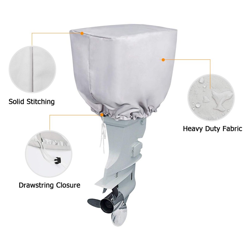 iCOVER Outboard Motor Cover Heavy Duty 600D Waterproof Engine Hood