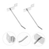 Hohopeti 20pcs Slatwall Hooks for Retail Display Sturdy Panel Hooks
