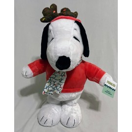 DanDee NWT. 20” Peanuts Christmas Snoopy Porch Door Greeter Holiday Collectible Plush