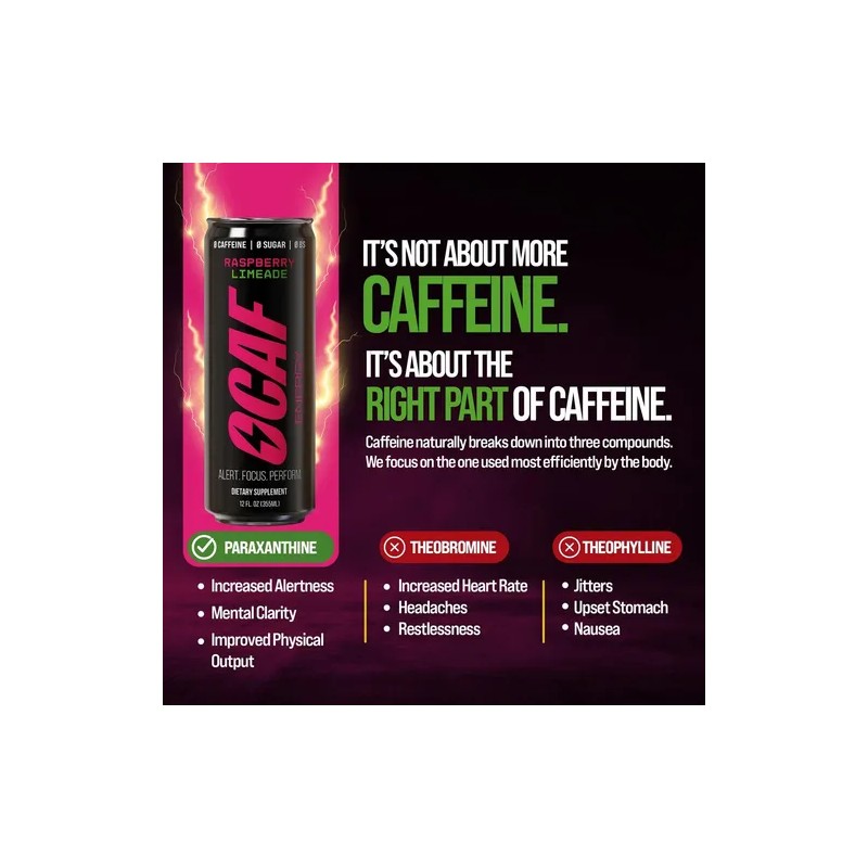 Øcaf Energy Bebida Energética Sin Azúcar 355 Ml