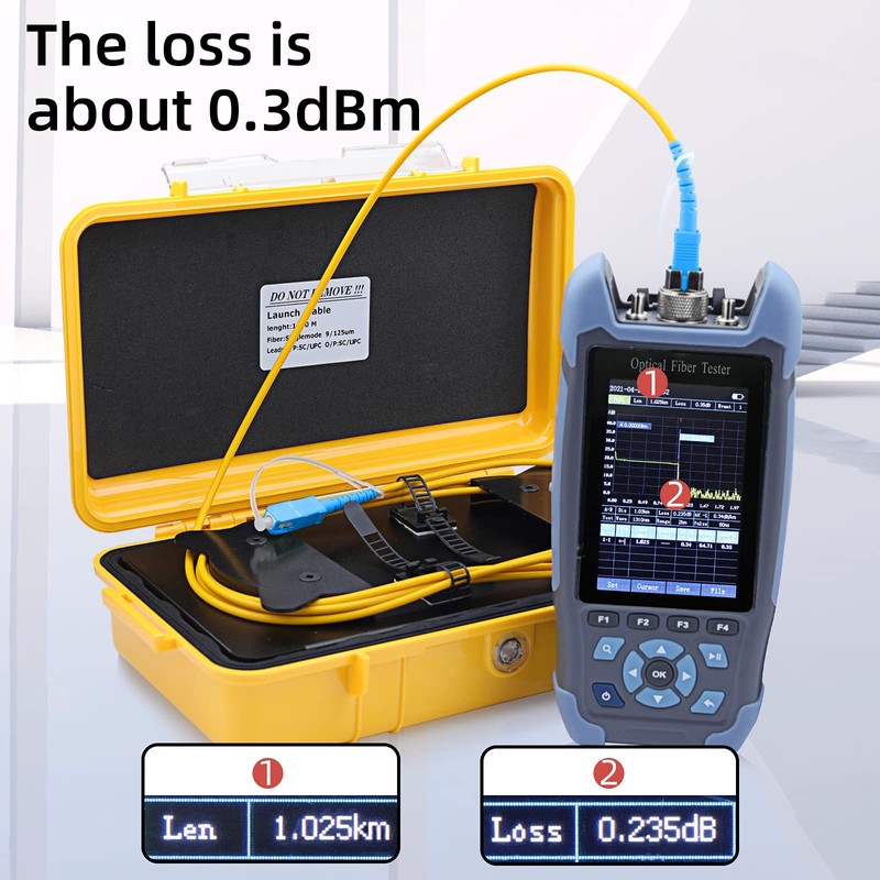 Cruiser SC/UPC OTDR Launch Cable Box 1km Extension Cord Single