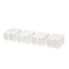 IKEA SKUBB - shoe box, white / 4 pieces -