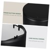 Ciieeo 1pc Mini Desktop Trash Can with Press Top Lid