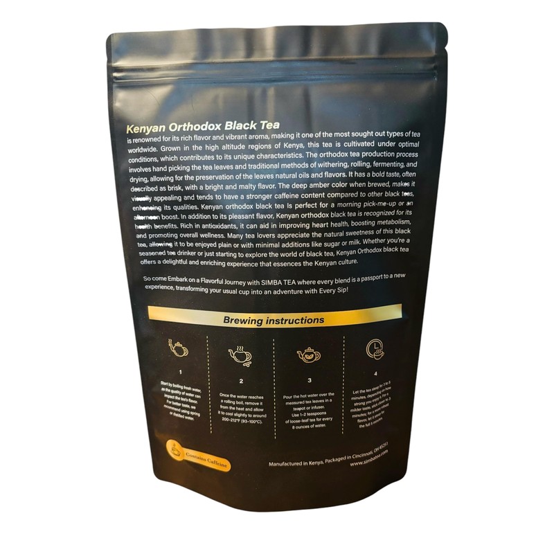 SIMBA TEA | Kenya Orthodox Black Tea | Loose Leaf