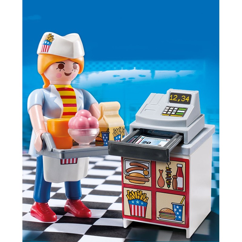 PLAYMOBIL 5292 Serviererin mit Kasse