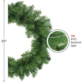Northlight Buffalo Fir Artificial Christmas Wreath - 20-Inch, Unlit