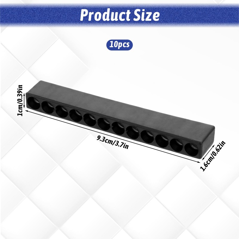 Pack of 10 12 Hole Bit Holder with Hex Shank,