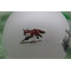 H044c Hand-made CUSTOMIZABLE Christmas Ornament horse -chestnut fox hunter hound