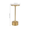 DAUERHAFT LED Table Lamp ,USB C Aluminum Shell Cordless Bedside