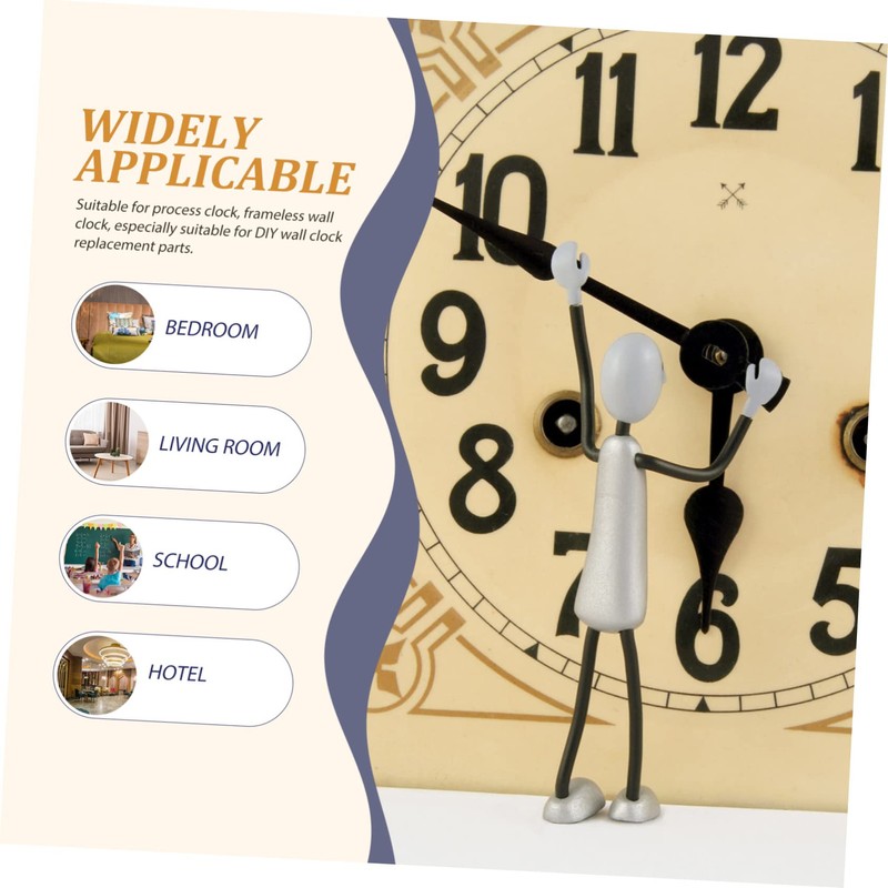 Tofficu 1Set DIY Wall Clock Movement Mechanism Replacement Clock Parts
