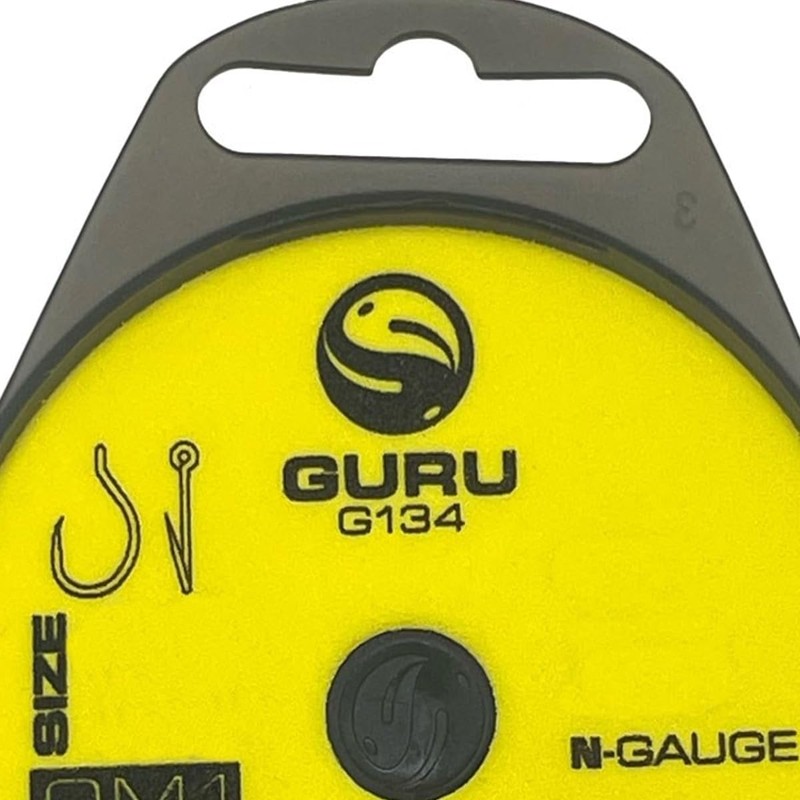 Guru QM1 15" Speed Stop Hair Rigs Barbless (Size 16