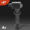 A-Premium Set of 4 Ignition Coil Pack and Iridium Spark