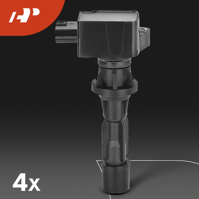 A-Premium Set of 4 Ignition Coil Pack and Iridium Spark