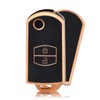 OFFCURVE Key Shell Key Cover Remote Control Suitable for Mazda