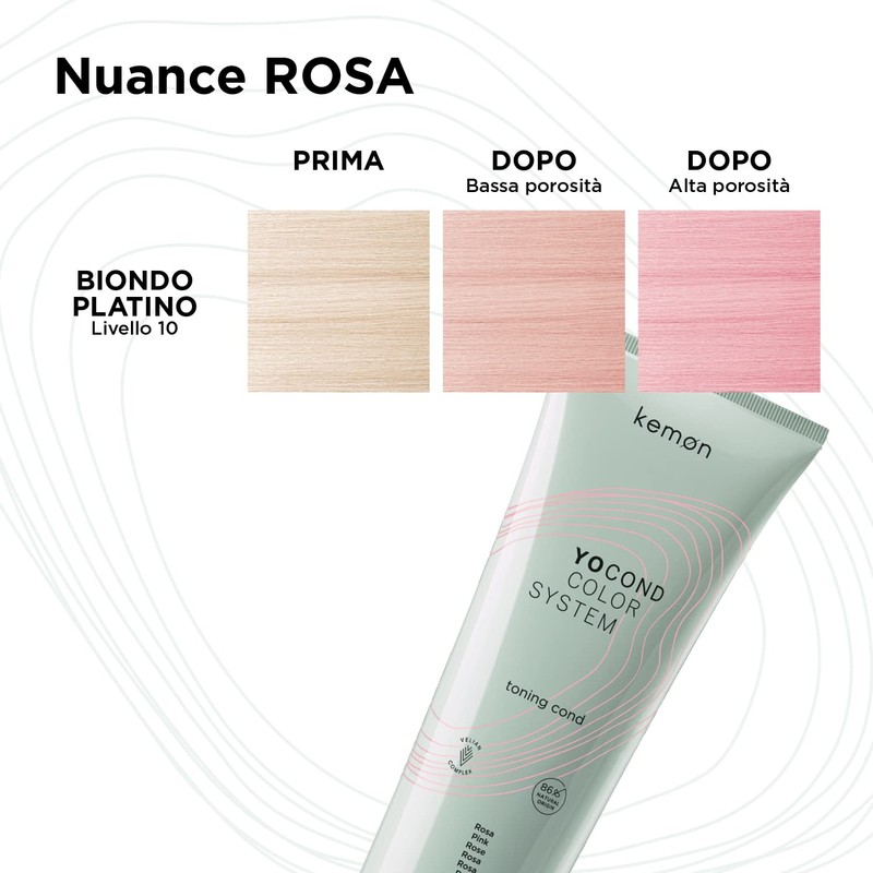 Kemon Yo Cond Rosa Reflective Climate Natural Origin with Yoghurt