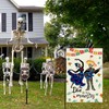 ZAEW Dia De Los Muertos Garden Flag Mexican Dance Sugar