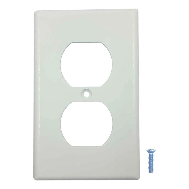 Placa Y Contacto Duplex Aterrizado Blanco Igoto 10 Juegos