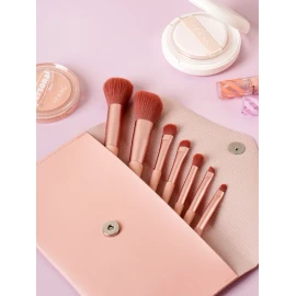 DAISO Makeup Brush Pouch 7 Piece Set