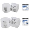 (90 Pack YVSKM) PEX-A Expansion Rings with STOP 60 pcs