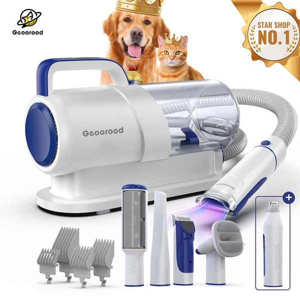 Today's Deals - Geoorood Dog Grooming Vacuum All-in-One Kit with