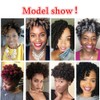 3 Packs Saniay Curl Crochet Braids Short Crochet Braiding Bouncy