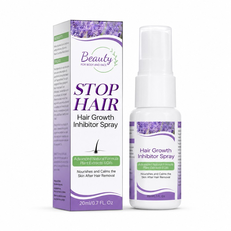 Hair Growth Inhibitor Spray for Face & Body – Moisturizing