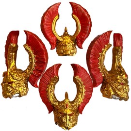 BEERISE Compatibility JOYTOY WH Parts Helmet 02 Accessories BA - Sanguinius Primarch - ABS Resin Model Accessories Applicable to JOYTOY Products - Age 15 +