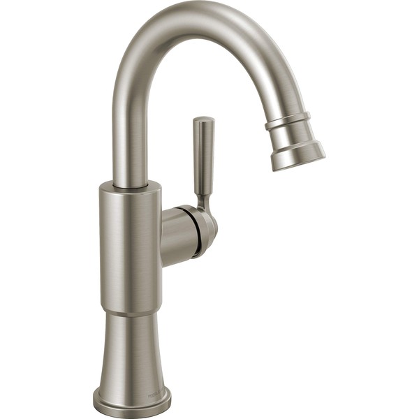 Peerless Westchester Single-Handle Bar Faucet Brushed Nickel, Bar Sink Faucet, Prep Sink Faucet, Stainless P1823LF-SS