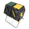 Miracle-Gro Dual Chamber Compost Tumbler – Easy-Turn, Heavy-Duty Outdoor Bin
