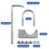 Infreecs 2.5 Inch Universal Exhaust Hanger, Exhaust Clamp with Hanger