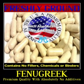 PRIORITY HEALTH AID FENUGREEK With Absolutely No Additives Extra High Potency 100 Vegetarian Capsule