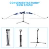 Perogen Recurve Bow Stand,Fiber Glass Lightweight Bow Holder Rack for
