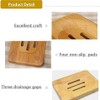 Kandid Bamboo Soap Dish - Bathroom Wooden Soap Case Holder