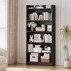 Yaheetech 6-Tier Open Bookcase and Bookshelf, Modern Simple Floor Standing