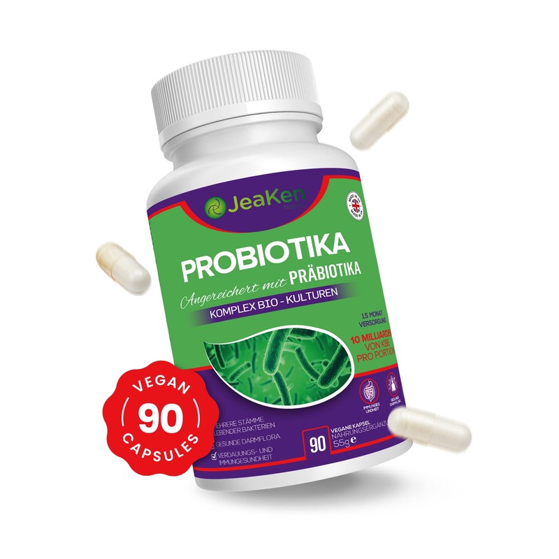 JeaKen Intestinal Bacteria Probiotics and Prebiotics Capsules to Improve Health