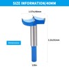 1-5/8" Forstner Drill Bit,Hex Shank Carbide Tipped Wood Drilling Wood