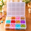Clear Plastic Jewelry Organizer Box for Beads & Small Accessories