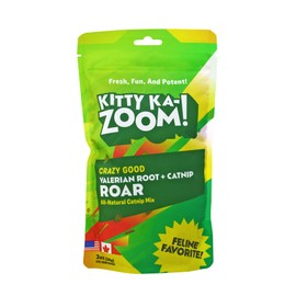 KITTY KA-ZOOM Valerian Root Roar - Catnip & Valerian Root Mix | Hand Harvested Fresh Catnip Grown in Canada and The USA