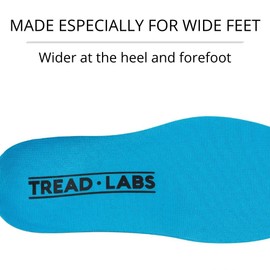 Pace Wide Insoles - Extra Firm Men’s and Women’s Wide Orthotics – Podiatrist Recommended Arch Supports for Flat Feet to High Arches (4 - X High, Women's 9-9.5 US/Men's 8-8.5 US)