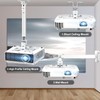 2-Be-Best Upgraded Projector Ceiling Mount Adjustable Projector Wall Mount Max