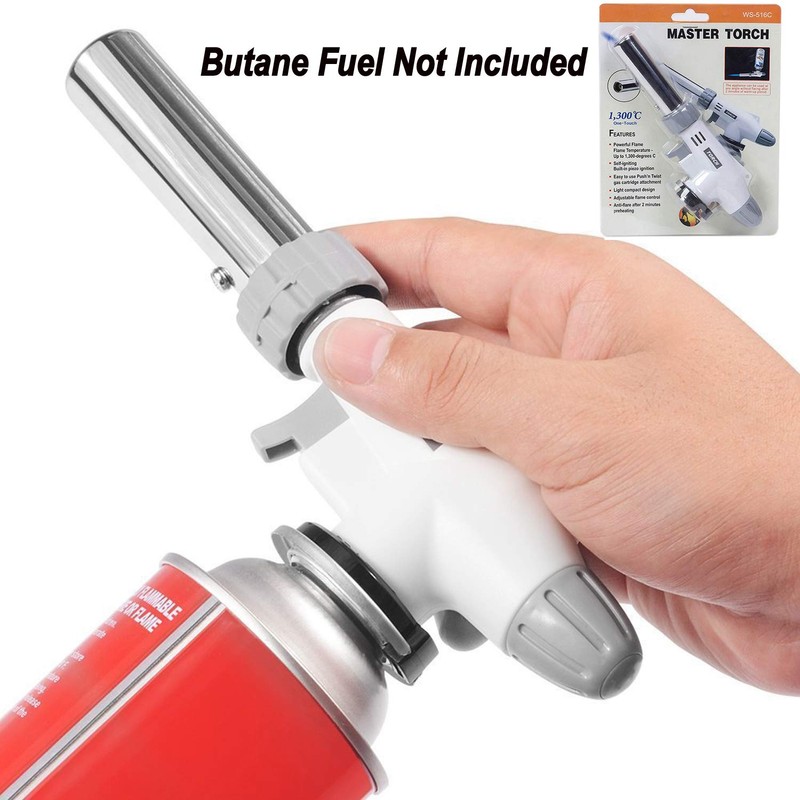 FunOwlet Butane Torch, Reverse Use Culinary Kitchen Blow Lighter with