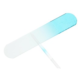 Baluue 2pcs Glass Nail Files for Women Fingernail Care Tools Comfortable Grip for Natural Nails Stylish Handle Manicure Essentials