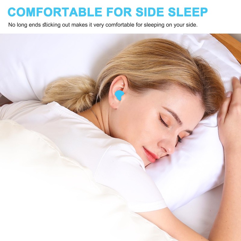 Ear Plugs for Sleeping, Waterproof Moldable Silicone EarPlugs for Sleeping