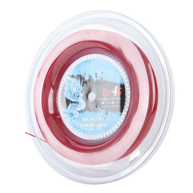 TS 4G 200m Reel Tennis String Line Polyester Tennis String