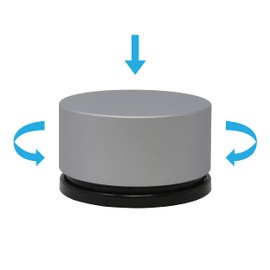 Lightkiwi J4070 Wireless Dimmer Switch (Dial Remote Control + Receiver) for Modular LED Under Cabinet Lighting