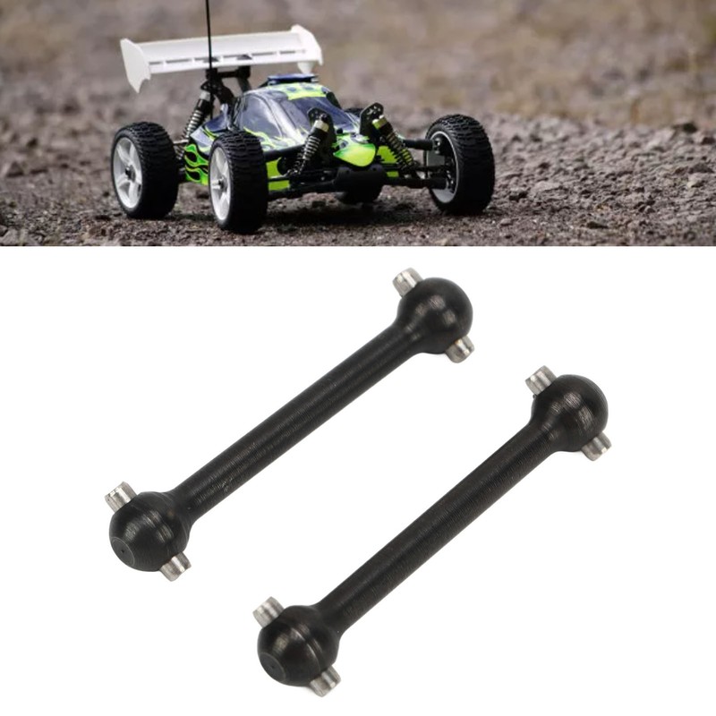 2Pcs RC Car Rear Drive Shaft Metal Rear Dog Bone